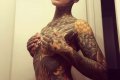 Meet The Woman Who Tattooed Herself From Head To Toe – Including Her Private Parts (Photos)