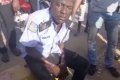 Drama As People Seize Gun From A Drunk Policeman, Pour Water On Him To Help Him Revive (Video)