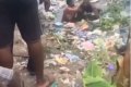 Shocking Video Of Two Nigerian Women Fighting Inside A Dirty Pond 