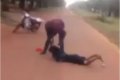 Shocking! Man Caught On Camera Brutally Beating A Woman At Kogi State University (Video)