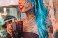 Wow! Tattoo Model Turns Into A 