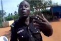 Nigerian Police Officer Caught On Camera Begging Spanish Biker For Money (Video)