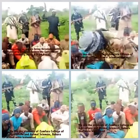 Zamfara Bandits Release Video Threatening To Kill Abducted Students And Staff Of College Of Agriculture