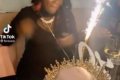 Stunning Moment Lady Celebrating Her Birthday Angrily Punched Down Her Cake (Video) 