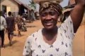 Nollywood Star, Mercy Johnson Hawks Fufu On Movie Set, Prays For Mothers (Video)