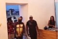 See The Moment Banky W Walked In With His Son For His Surprise 40th Birthday Party (Video)