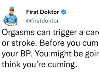 Orgasms Can Trigger A Cardiac Arrest Or Stroke