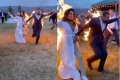 Wow! Bride And Groom Set Themselves On Fire During Wedding Send Off (Video)