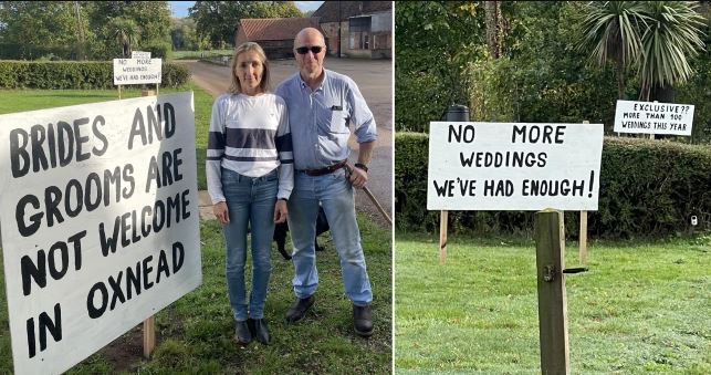 Village Put Up ‘Brides And Grooms Not Welcome’ Signs After They Got Fed Up With Weddings (Photos)
