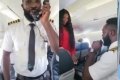 Love In The Air – See The Beautiful Moment A Nigerian Pilot Proposed To Girlfriend Mid-Flight (Video) 