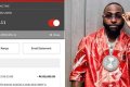 Please Consider Me – Nigerian Man Gets Emotional After Mistakenly Transfering N500k to Davido’s Wema Bank Account