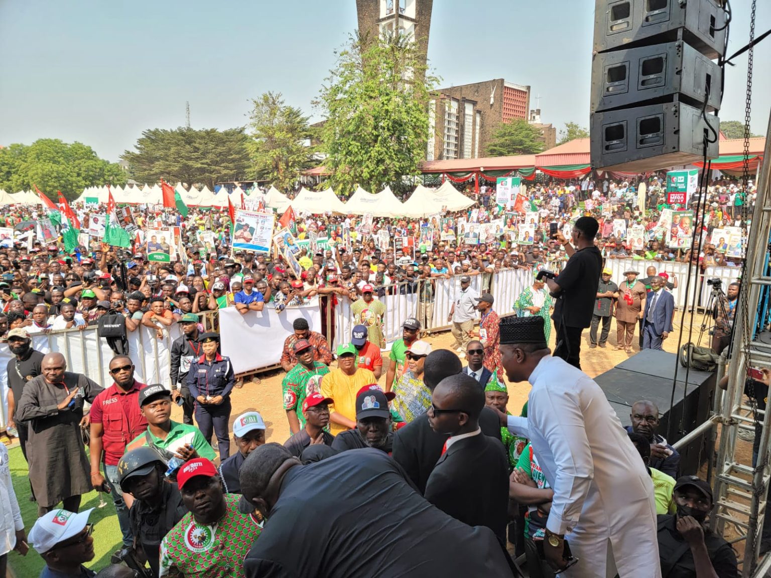 2023: Mammoth Crowd In Onitsha Rally Shows Nigerians Want Peter Obi ...