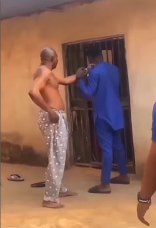 Drama As Landlord Reportedly Fights Tenant Over House Rent (Video)