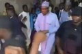 Cheers As Ex-President, Buhari Visits Daura Residents (Video) 