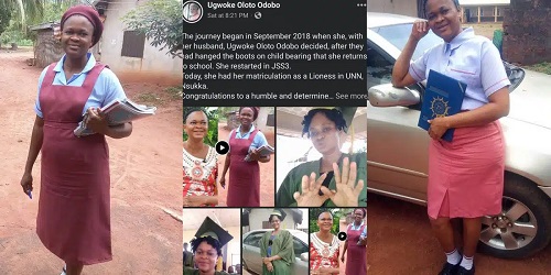 Man Hails Wife On Her Matriculation at UNN, Narrates How She Returned ...