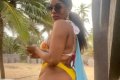 Media Personality, Destiny Amaka Causes A Stir As She Shows Off Her Curves, Dons Skimpy Bikini (Photos) 