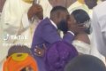 The Funny Moment A Priest Intervened As Groom Takes So Much Time In Kissing Wife At Wedding Ceremony (Video) 