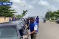 Video Of Police Firing Teargas At Protesters In Osun Over CJ Resumption 