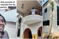  I Washed Plates for 11 Hours Daily – Nigerian Man Shows Off Mansion He Built For His Parents