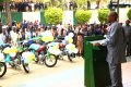 FCT: I Don’t Want to Hear They’re Missing – Wike Warns As He Gives 100 Motorcycles to Security Outfits (Photo)