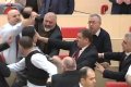 Georgian Lawmakers Throw Punches in Parliament (Photo)