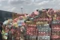 Lagos Officials Mop Up Banned Styrofoam In Markets (Video)