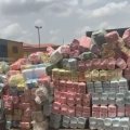 Lagos Officials Mop Up Banned Styrofoam In Markets (Video)
