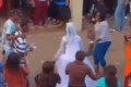 Moment Bride Arrives School in Wedding Gown to Write Her Final Exam