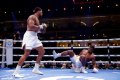 Anthony Joshua Knocks Out Francis Ngannou In Second Round Of Their Heavyweight Clash (Video) 