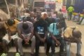 Video Of 13 People Arrested In Lagos Over Refusal To Use Pedestrian Bridge In Oshodi