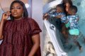 Funke Akindele Shares Vacation Photos With Her Twins In Dubai