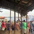 Hoodlums Clash In Lagos, Set Market On Fire (Photos) 