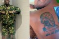 Portable Rewards Fan For Tattooing His Face on His Body (Photo)