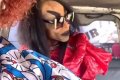 Woman's Unusual Makeup Catches Attention On A Bus (Video) 