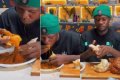 Man Wins N100k After Devouring Big Portions of Fufu With Fully Grilled Chicken Under 10 Minutes