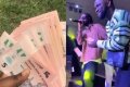 Drama As Fan Sprays 9ice With N5 Notes (Video)