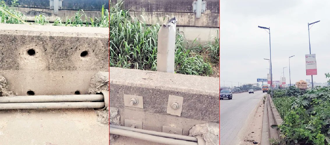 168 Streetlights Stolen From Lagos Ibadan Expressway Image